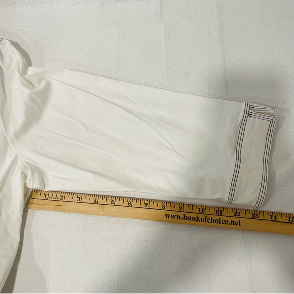 Susan Graver 3/4 Sleeve Button Front Size XL Style With Small gems In Embroidery - Picture 11 of 11